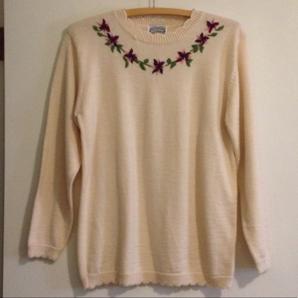 Villager sweater & skirt vintage 80's